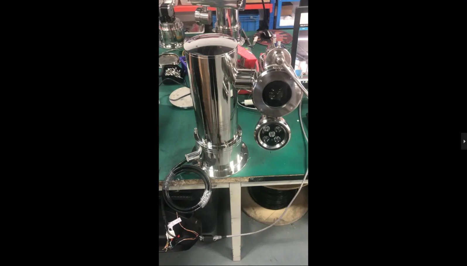 HDS3033V, caméra PTZ réseau anti-explosion, acier inoxydable 316L, caméra 20X 2MP, protection IP68